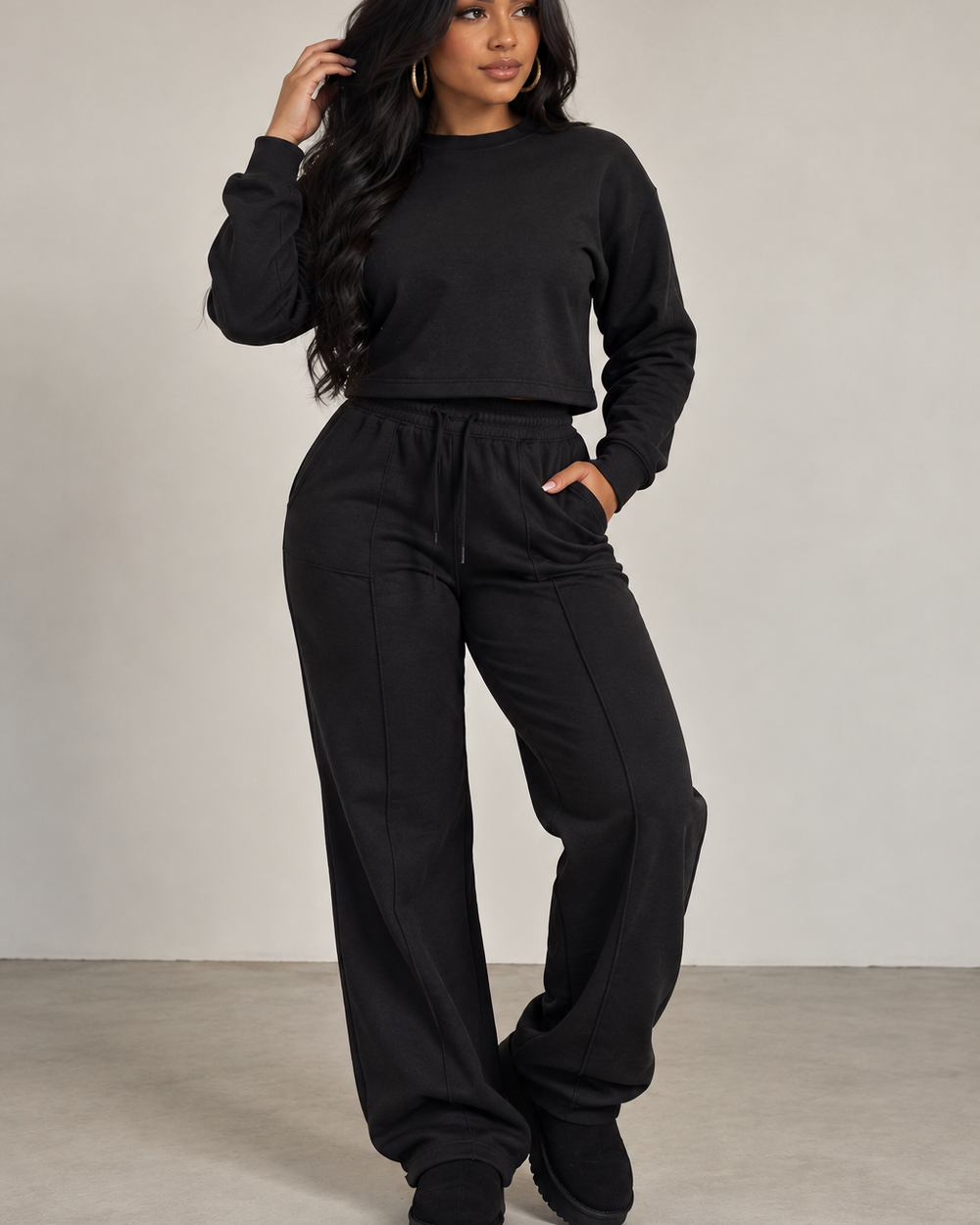 The Cozy Era Set-Black