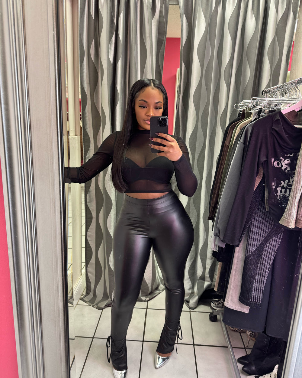 Studio Faux Leather Leggings