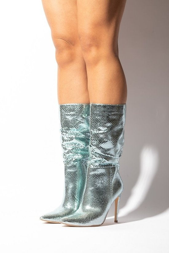Diana Metallic Bootie