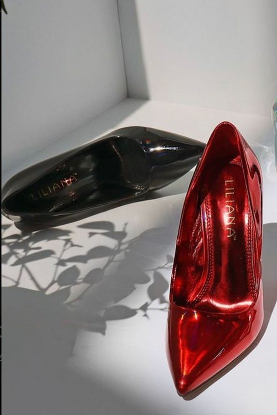 Cali Shiny Pump-Black