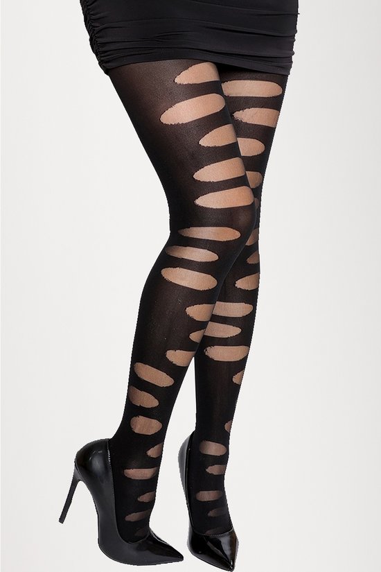 Diva Stockings-Asymmetrical Slashed