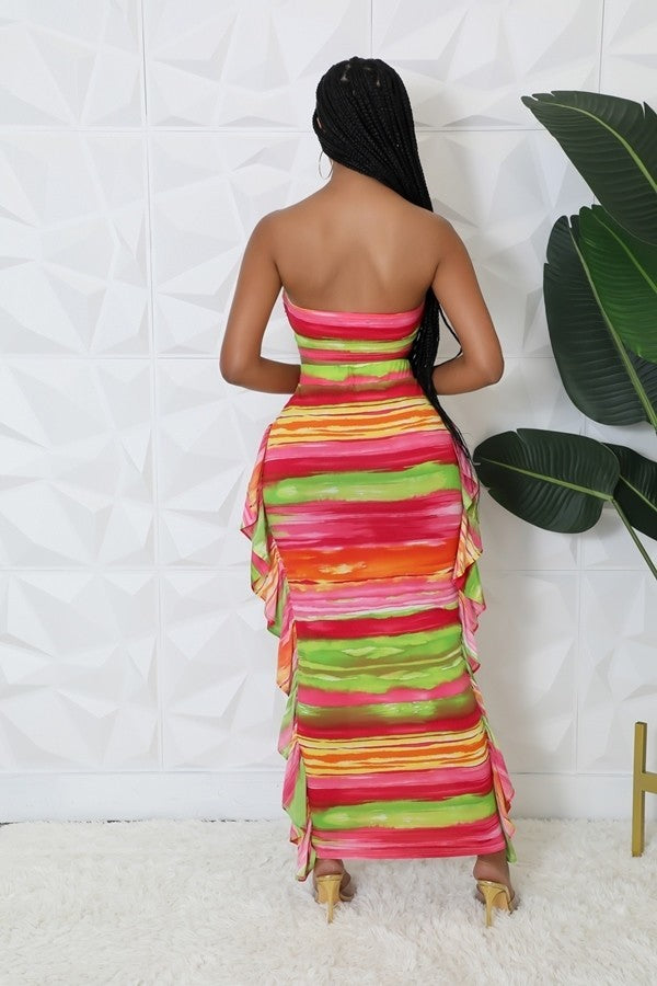Hot Girl Summer Maxi Skirt Set
