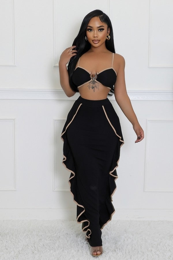Island Gyal Maxi Skirt Set