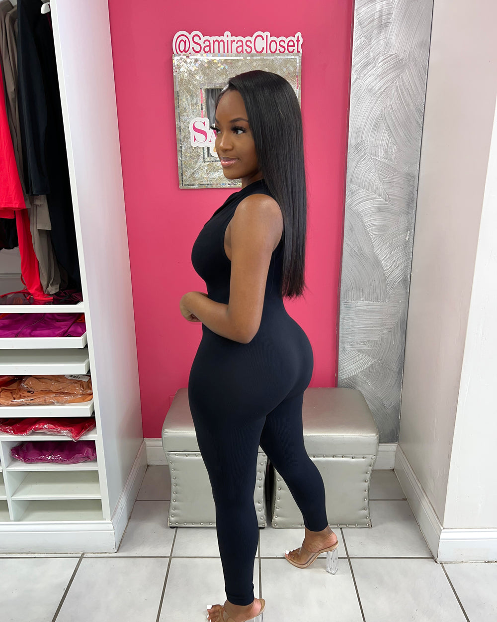 Bailey Snatched Jumpsuit-Black