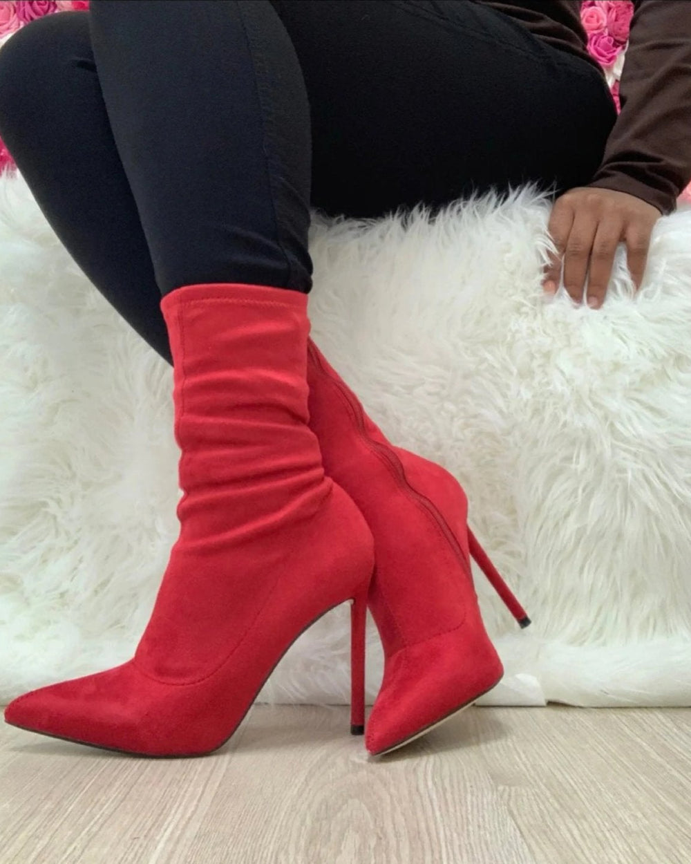 Roxanne Suede Booties