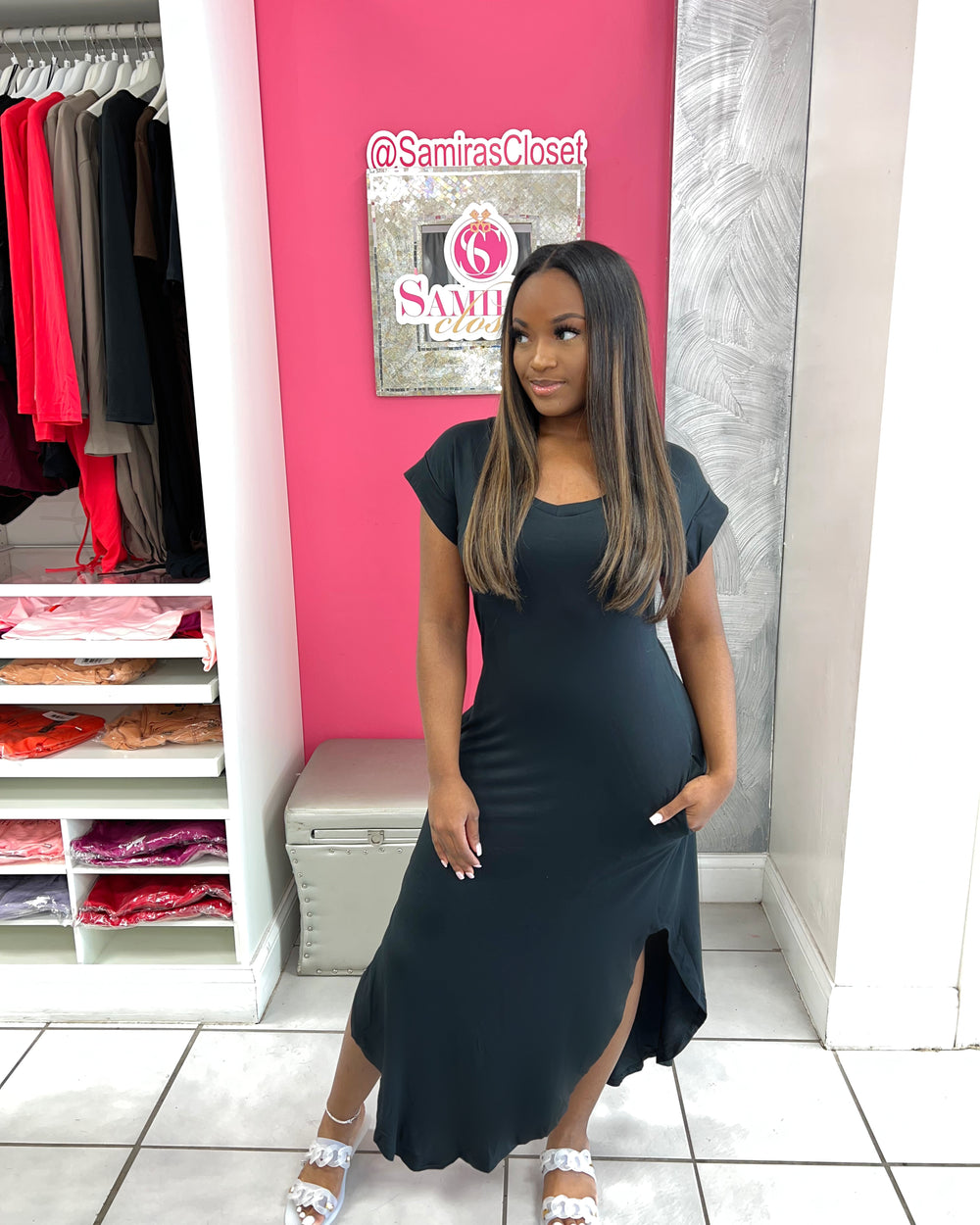 Maxi With Pockets-Black
