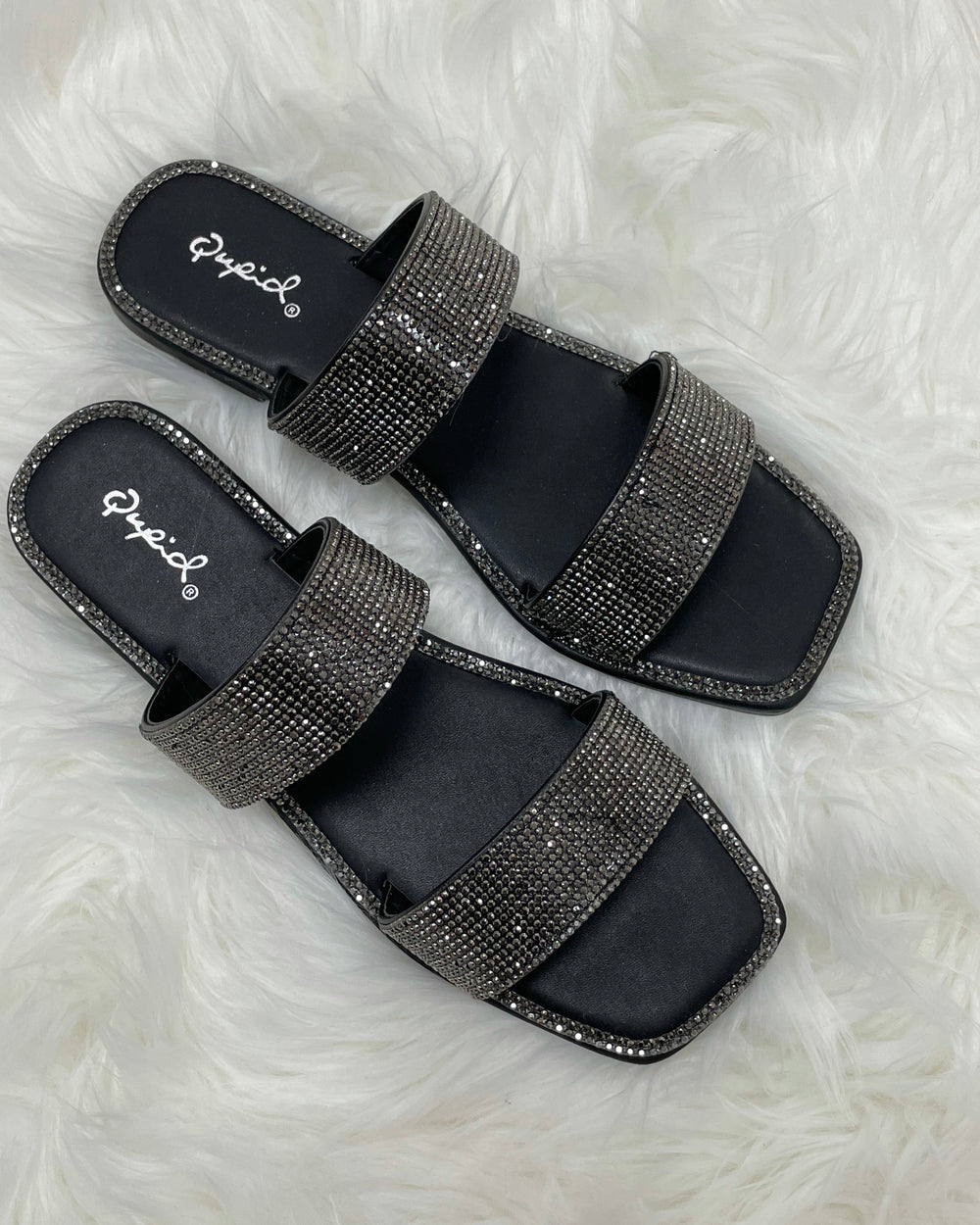 Ellie Rhinestone Slides