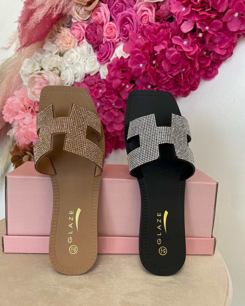 Minnie Slides-Black
