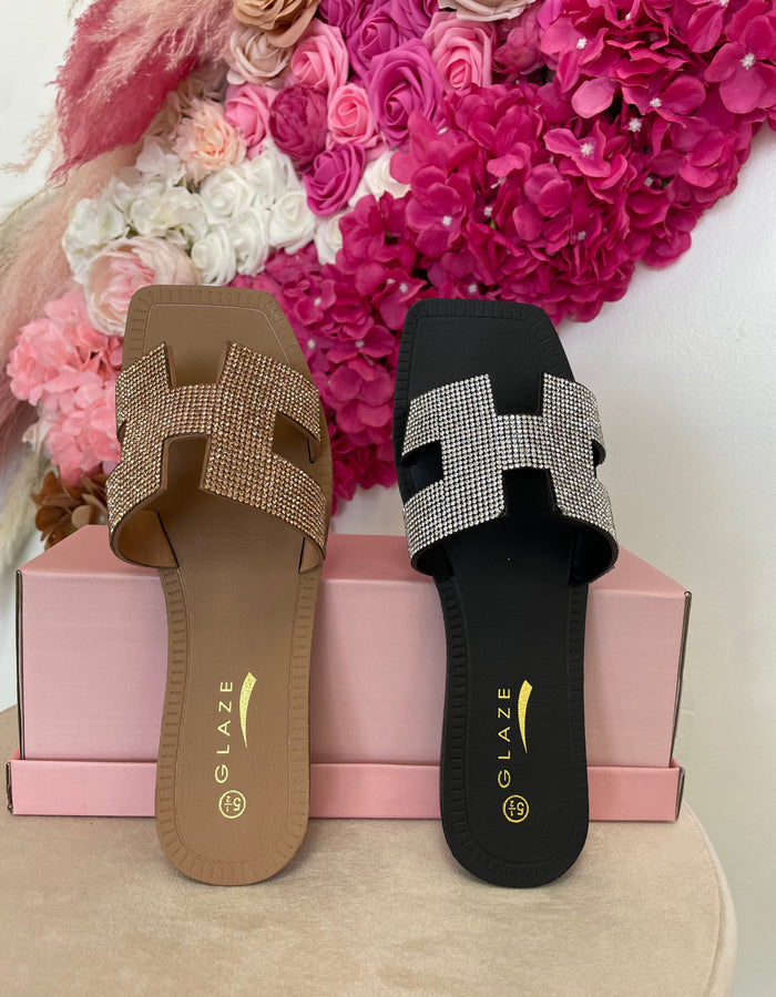 Minnie Slides-Black