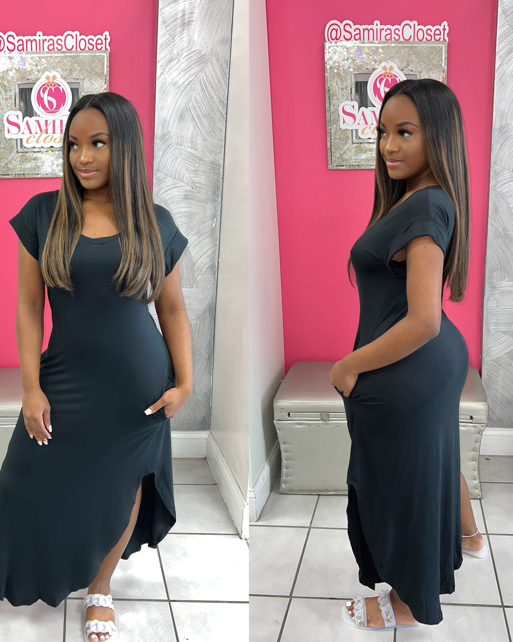 Maxi With Pockets-Black