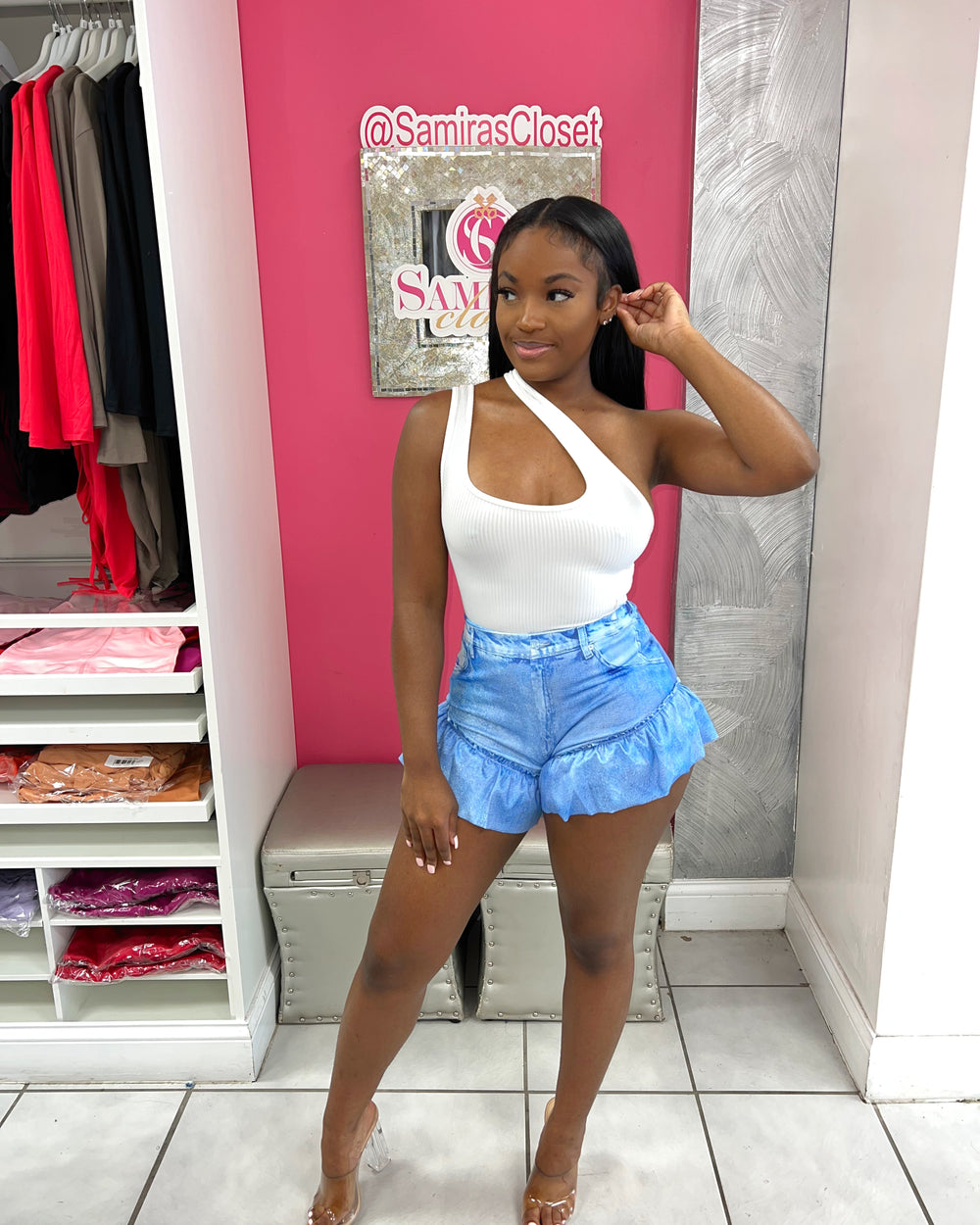 Kim Classic Bodysuit-White