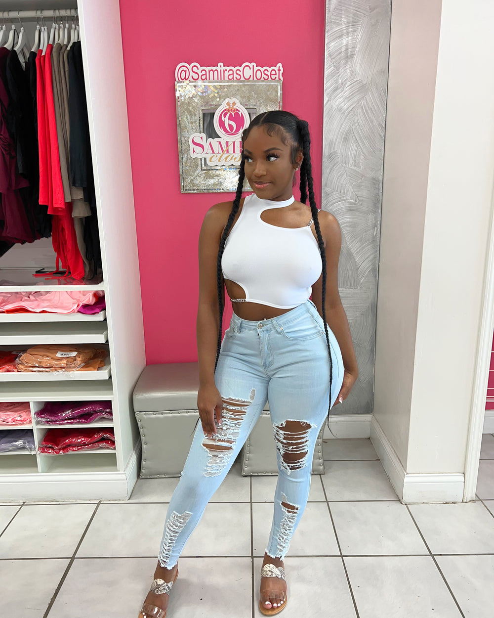 Pretty Girl Denim-Light Blue