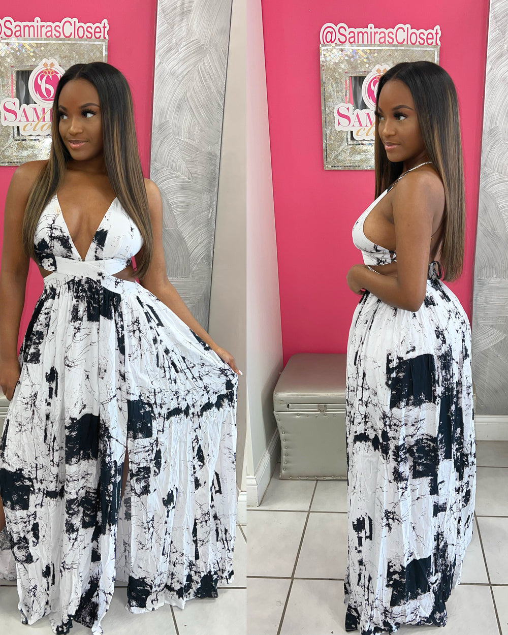 Gorgeous Girl Marble Dress