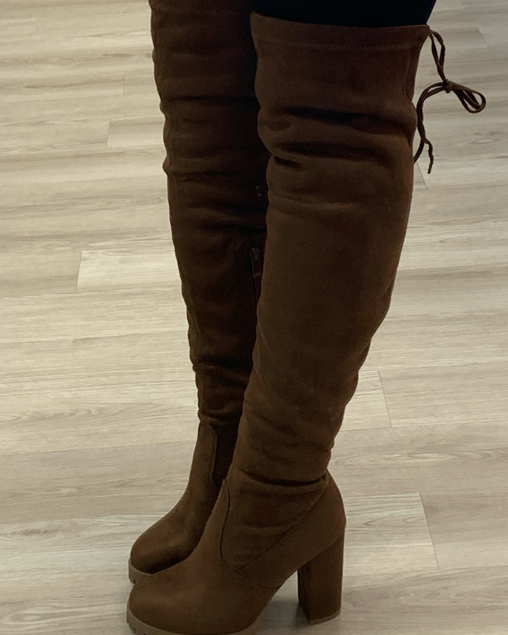 Leslie Tall Boots-Chestnut