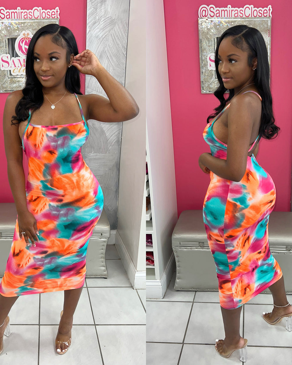 Miss Sunset Midi Dress
