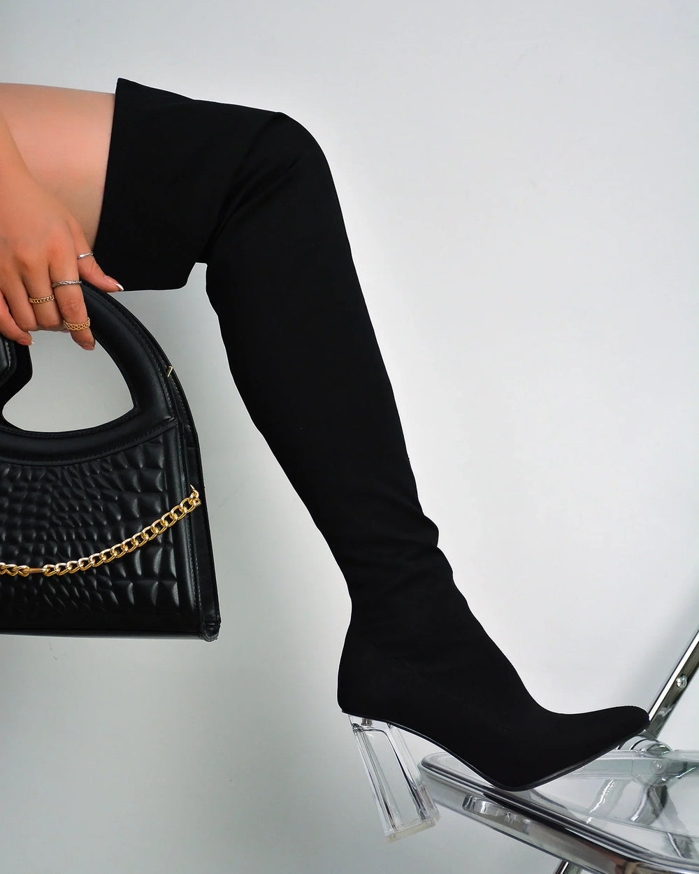 Olivia Black Boot