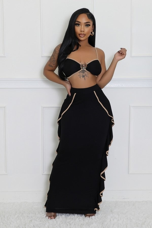 Island Gyal Maxi Skirt Set