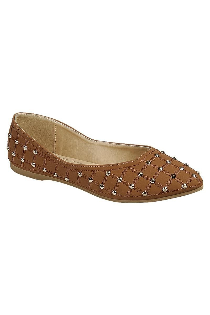 Sasha Studded Flats