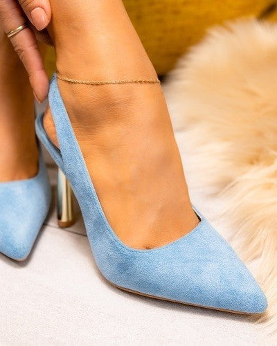 Danielle Denim Slingback Pump