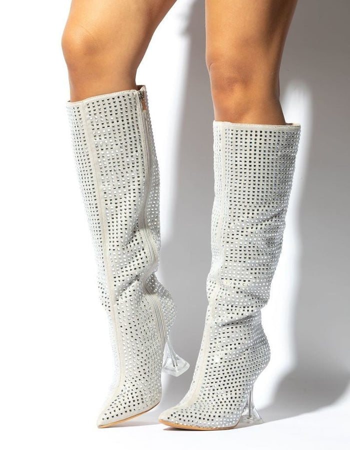 Chloe Rhinestone Boots