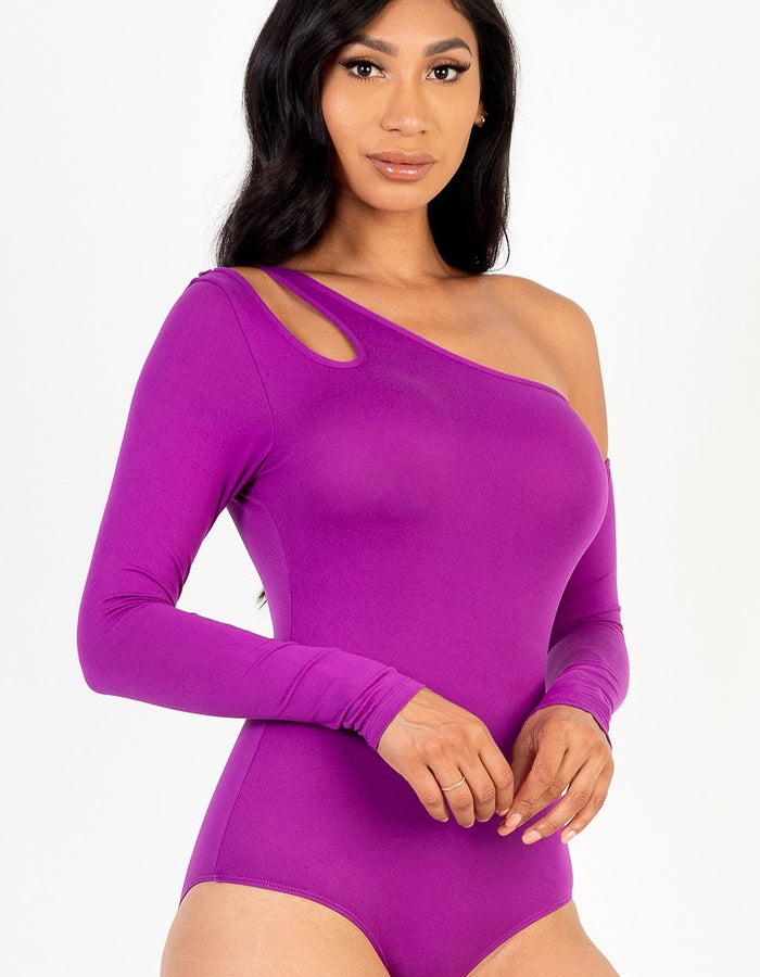 Super Chic Bodysuit-Purple