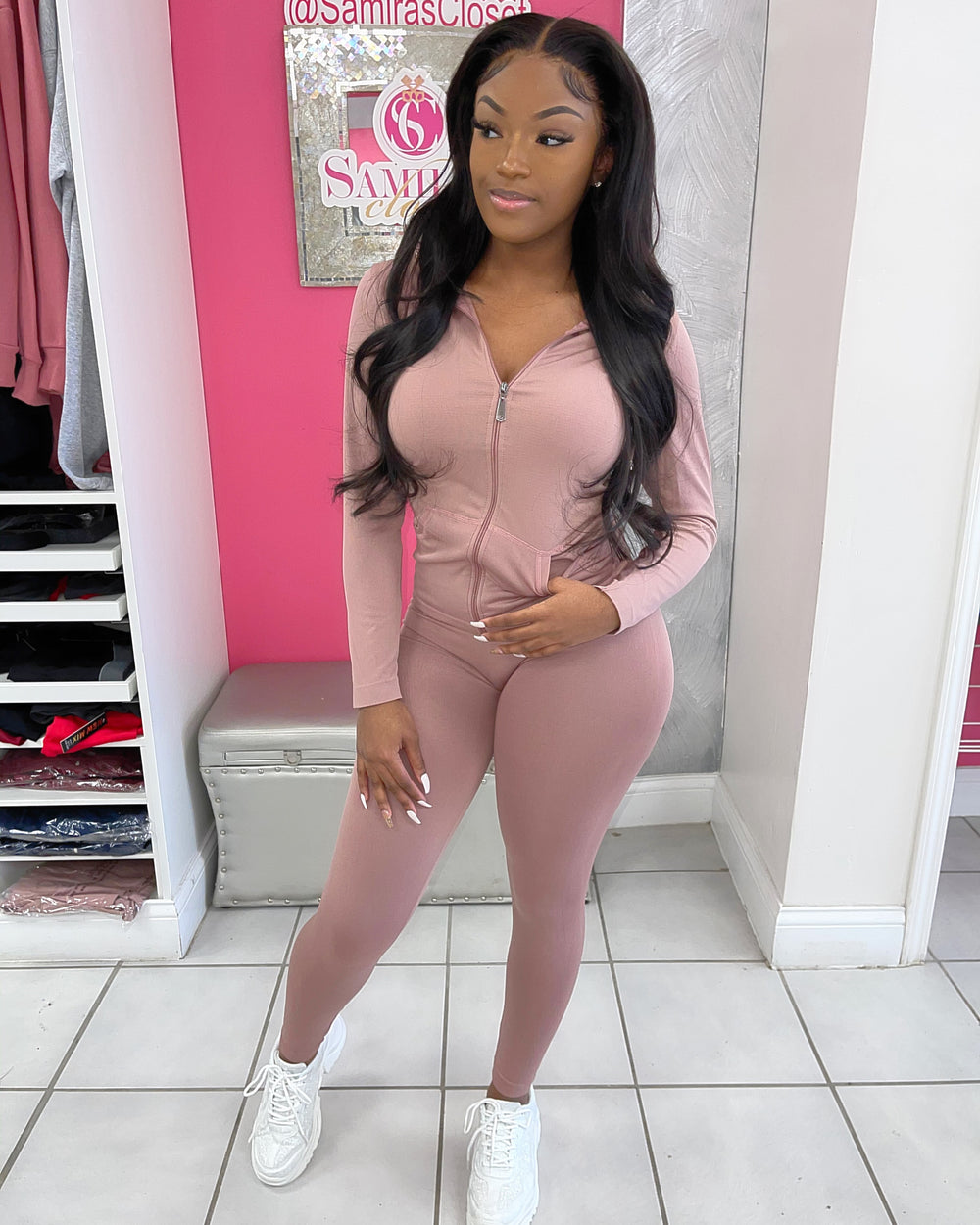 Lounge Set-Mauve Pink