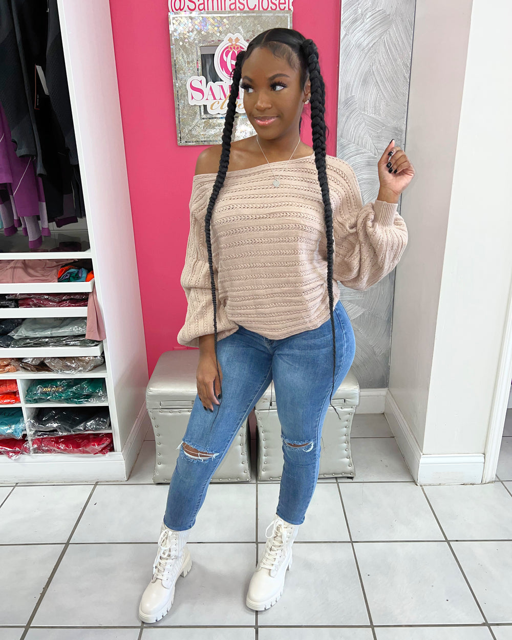 Not So Basic Sweater-Beige