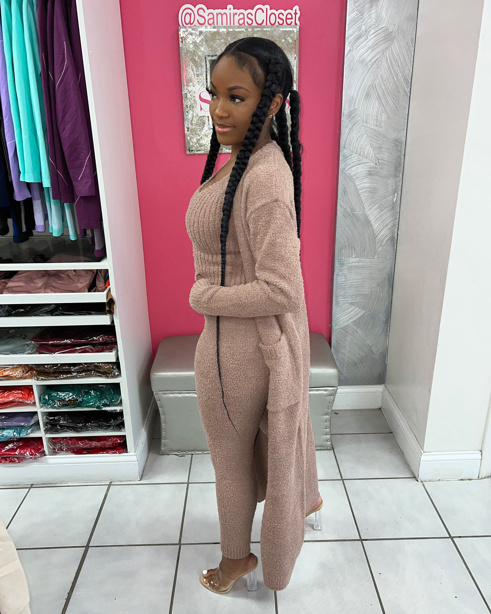 Teddy Bear 3pc Set- Mocha