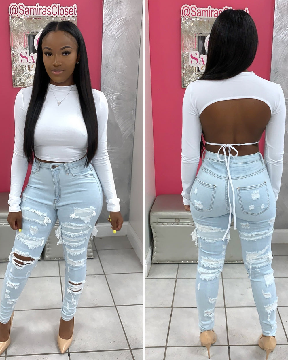 Tear Me Up Denim-Light Blue