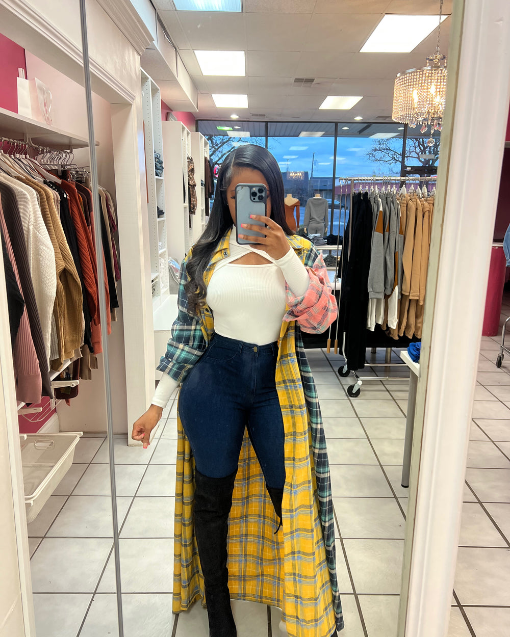 Change Of Plaids Cardigan