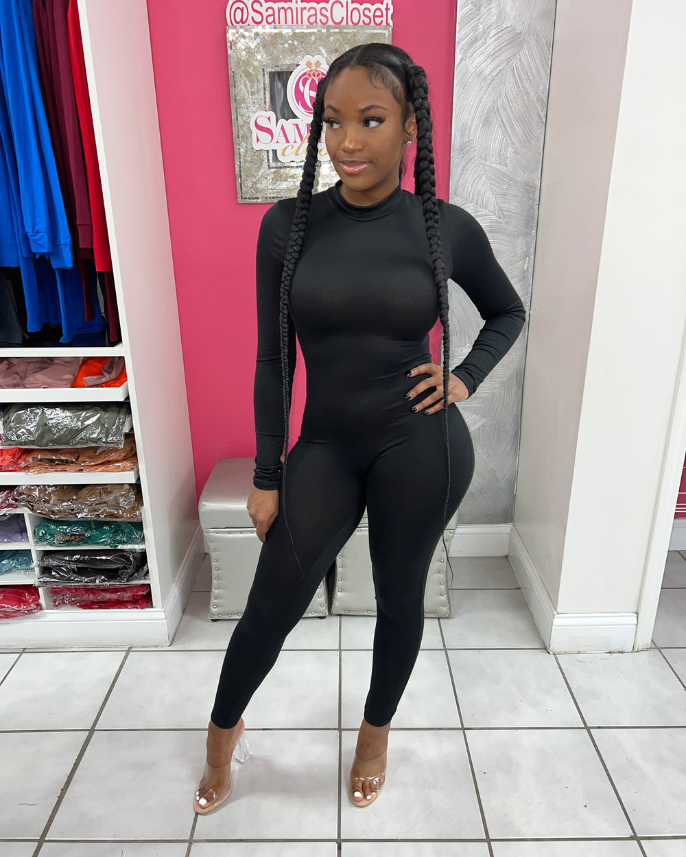 Body Essential Jumpsuit-Black