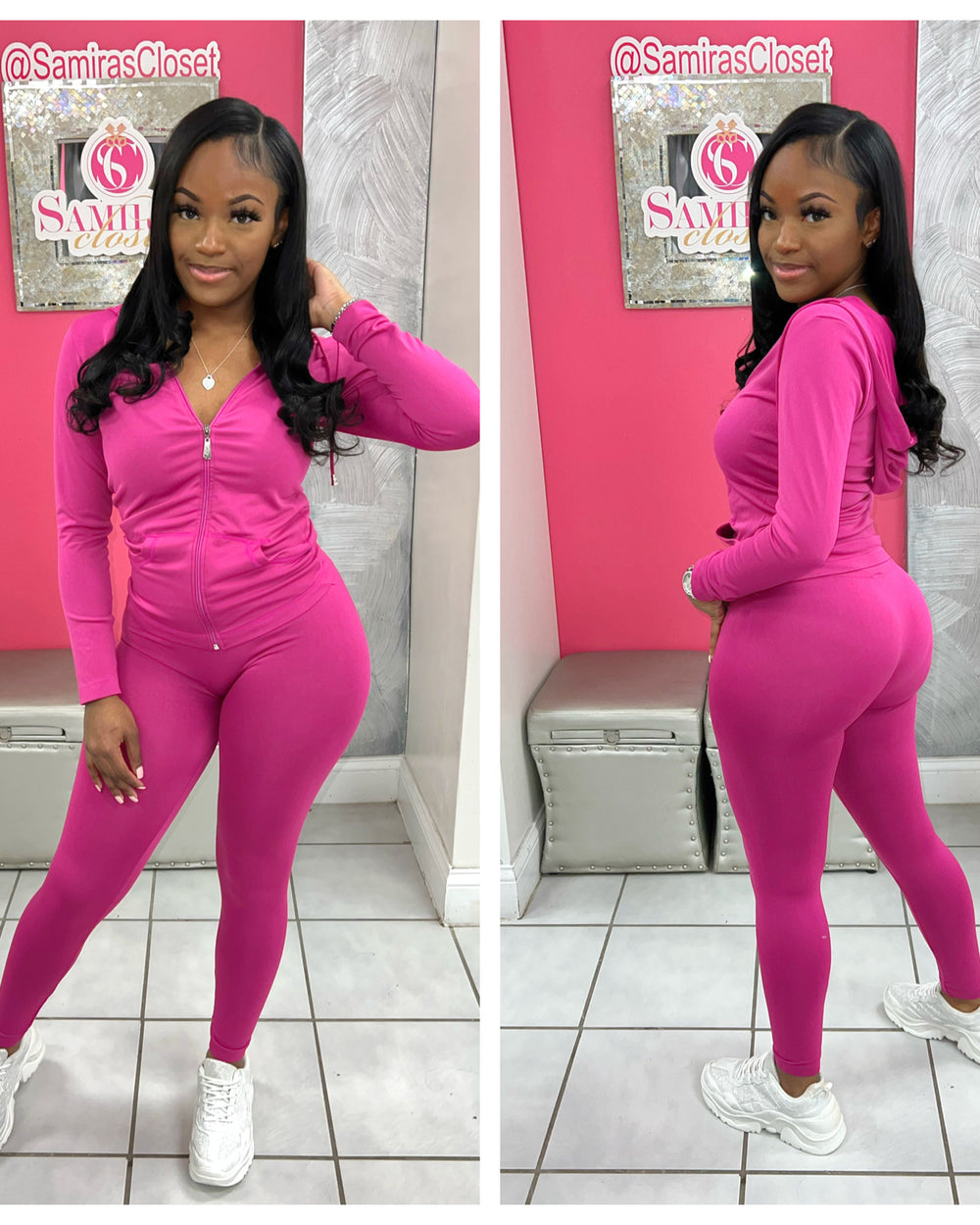 Lounge Set-Magenta