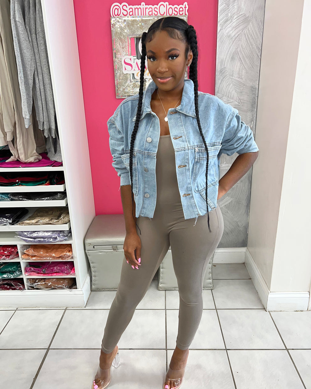 Cami Jumpsuit-Taupe