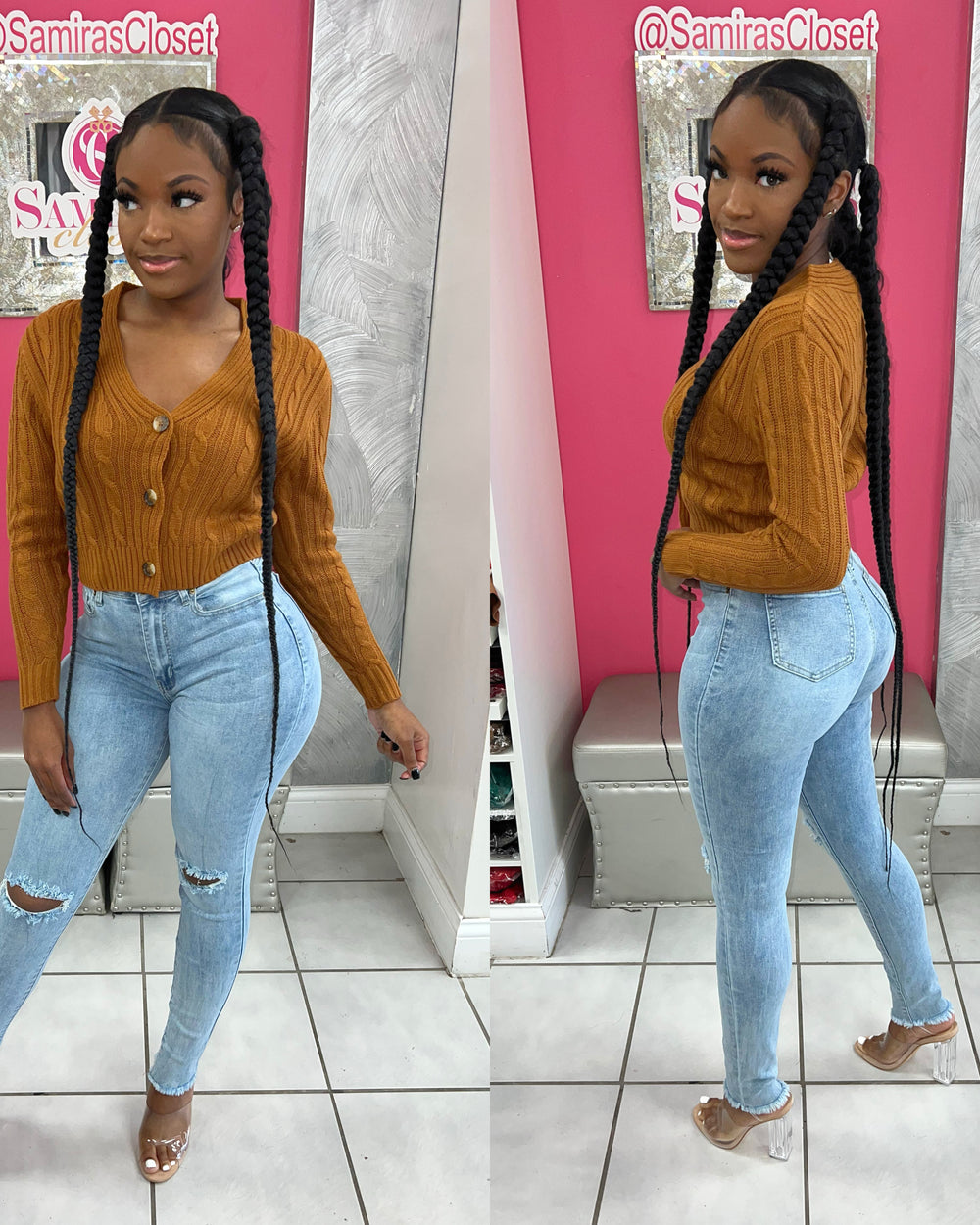 Brooklyn Babe Cardigan-Cocoa