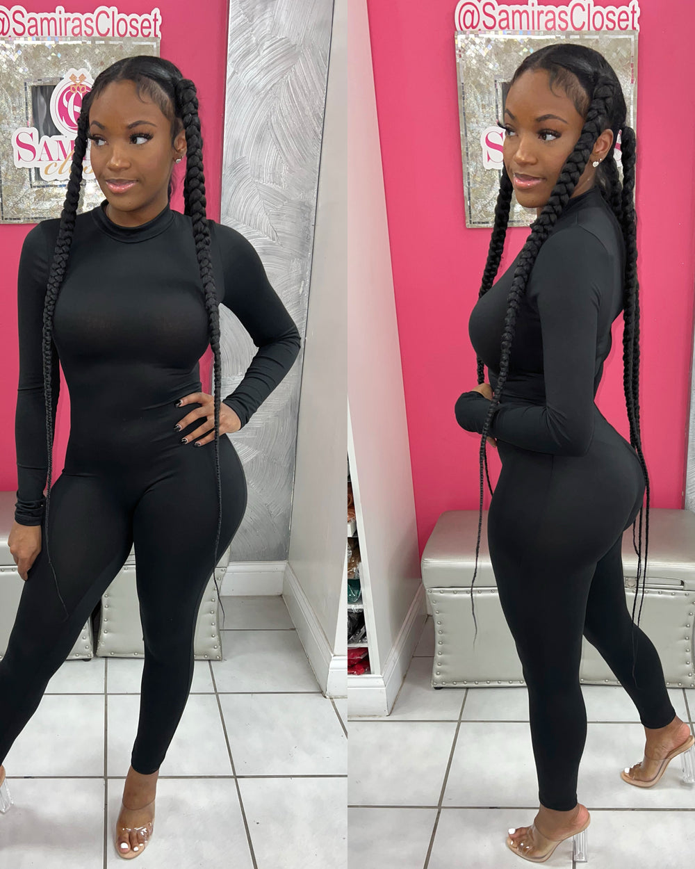 Body Essential Jumpsuit-Black
