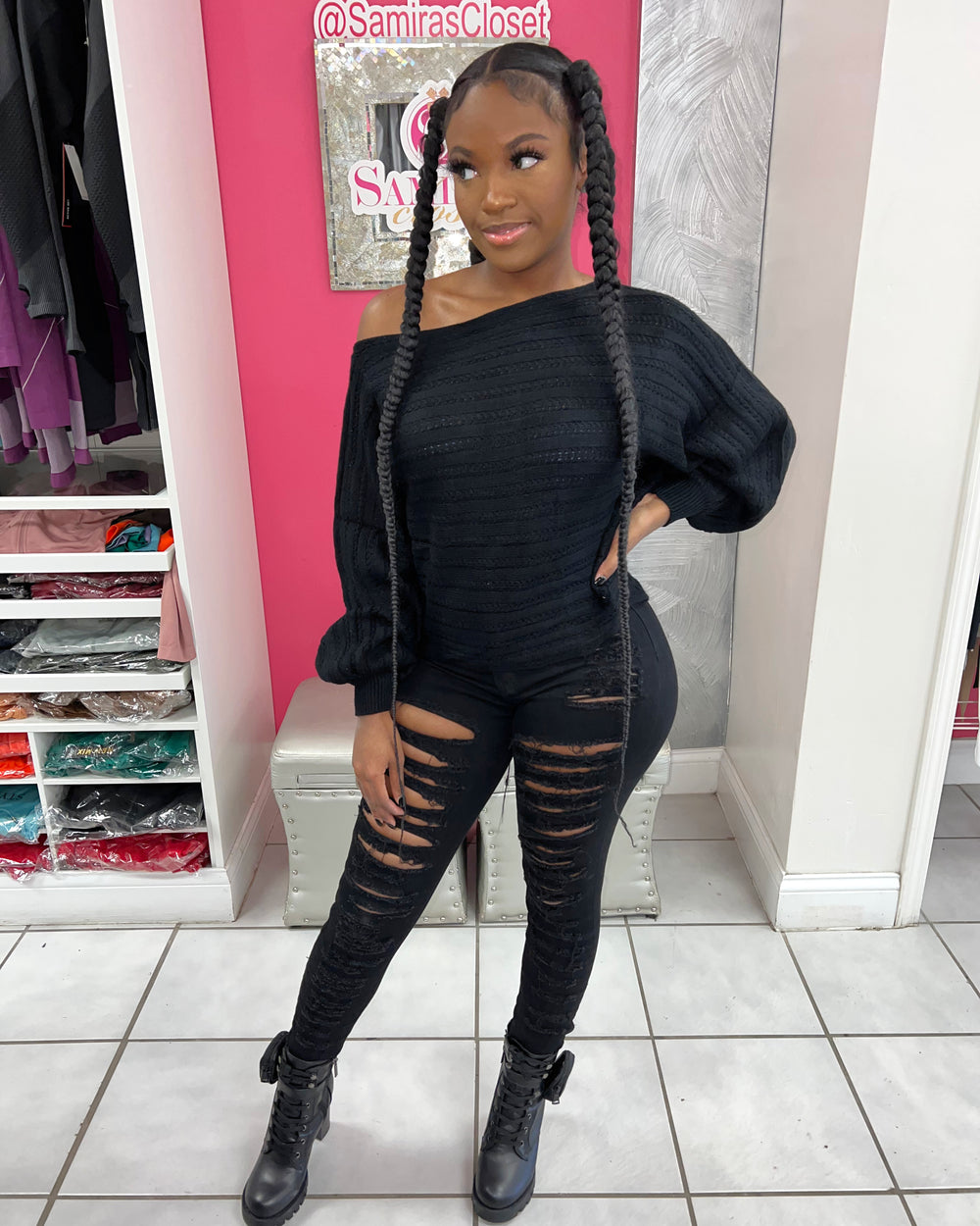 Not So Basic Sweater-Black