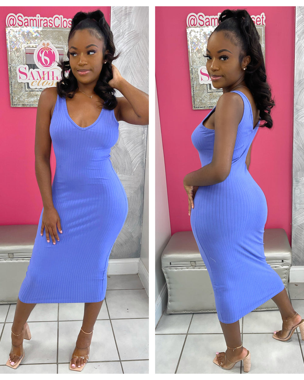 Beater tank dress-Lavender