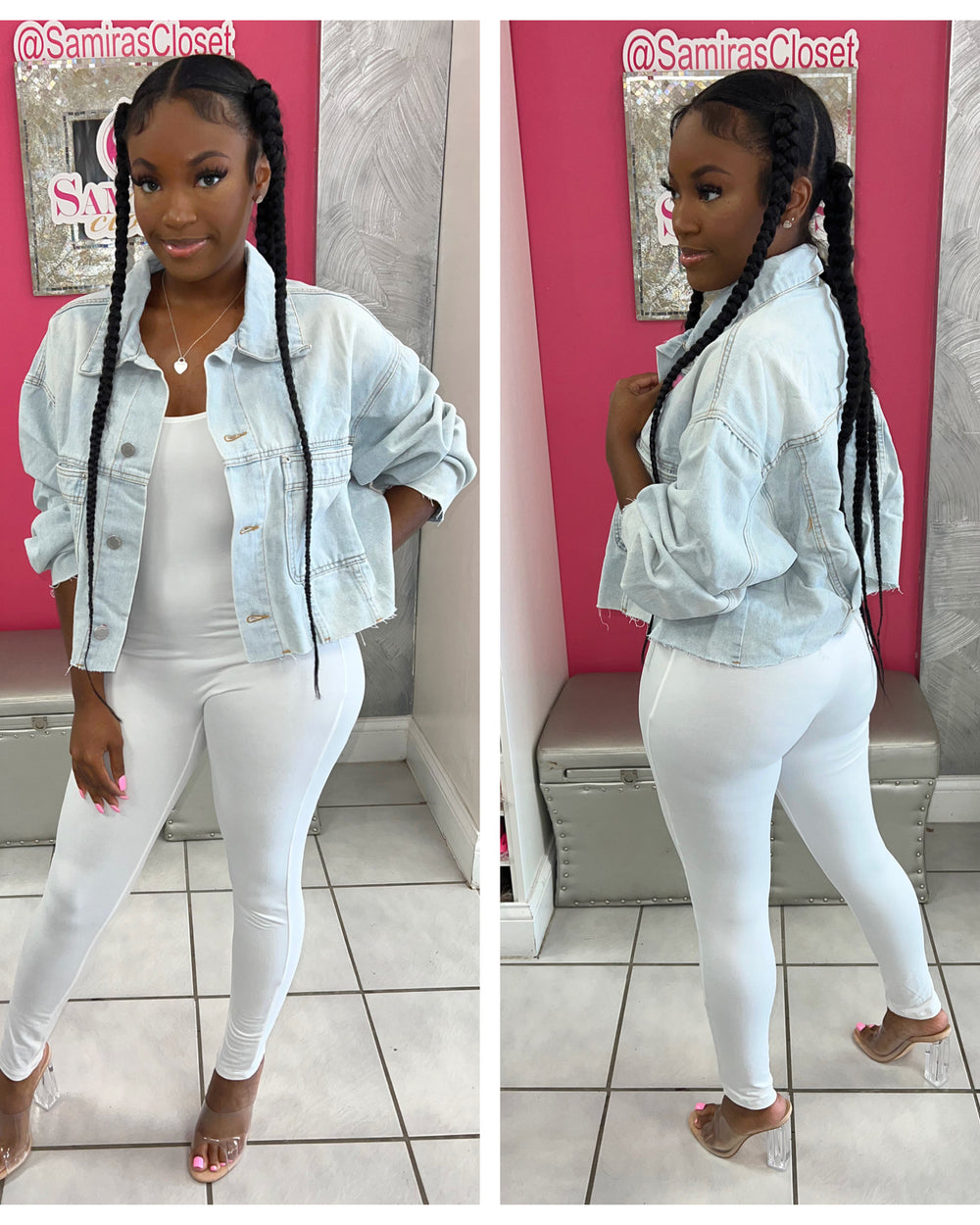 Not So Basic Denim Jacket-Light Blue