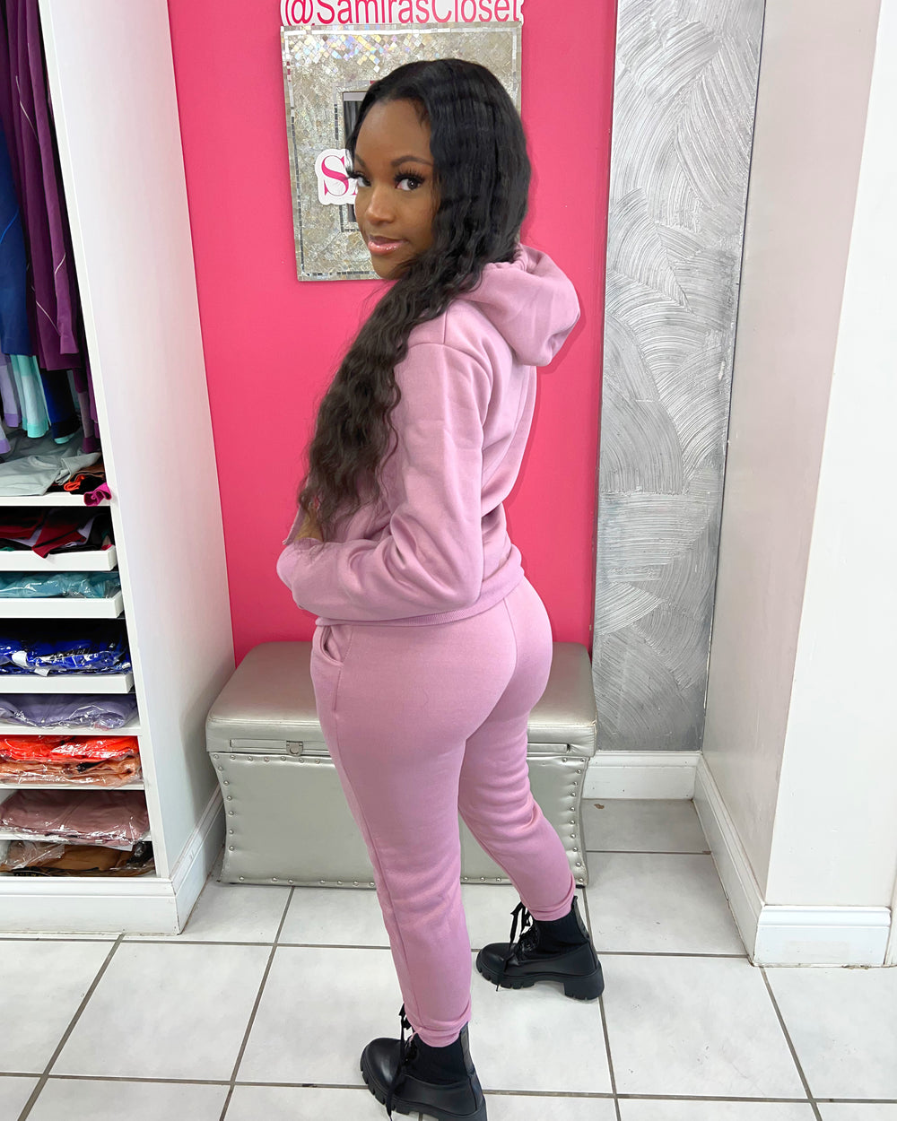Around The Way Jogger Set-Mauve