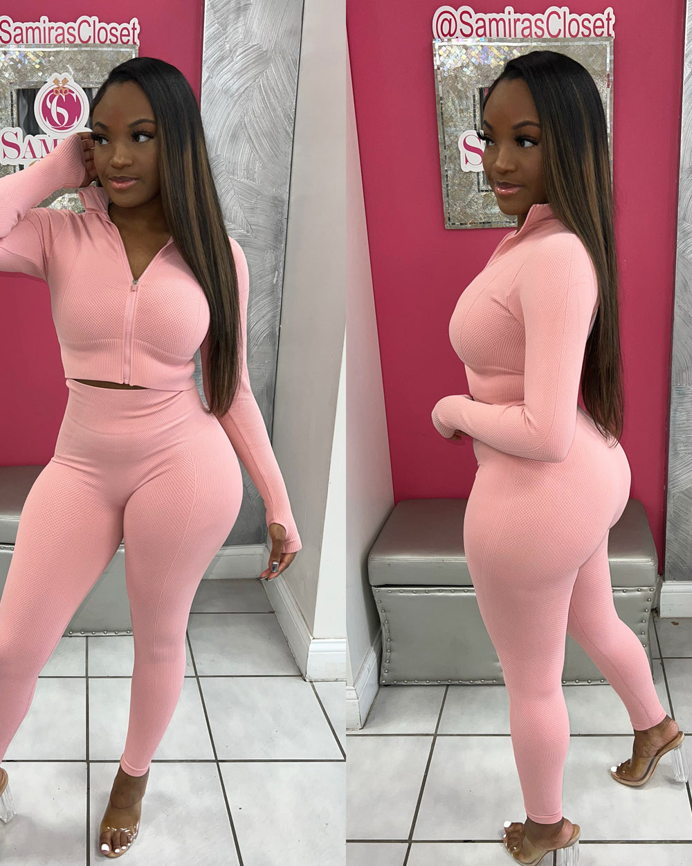 Lost without you legging set-Mauve
