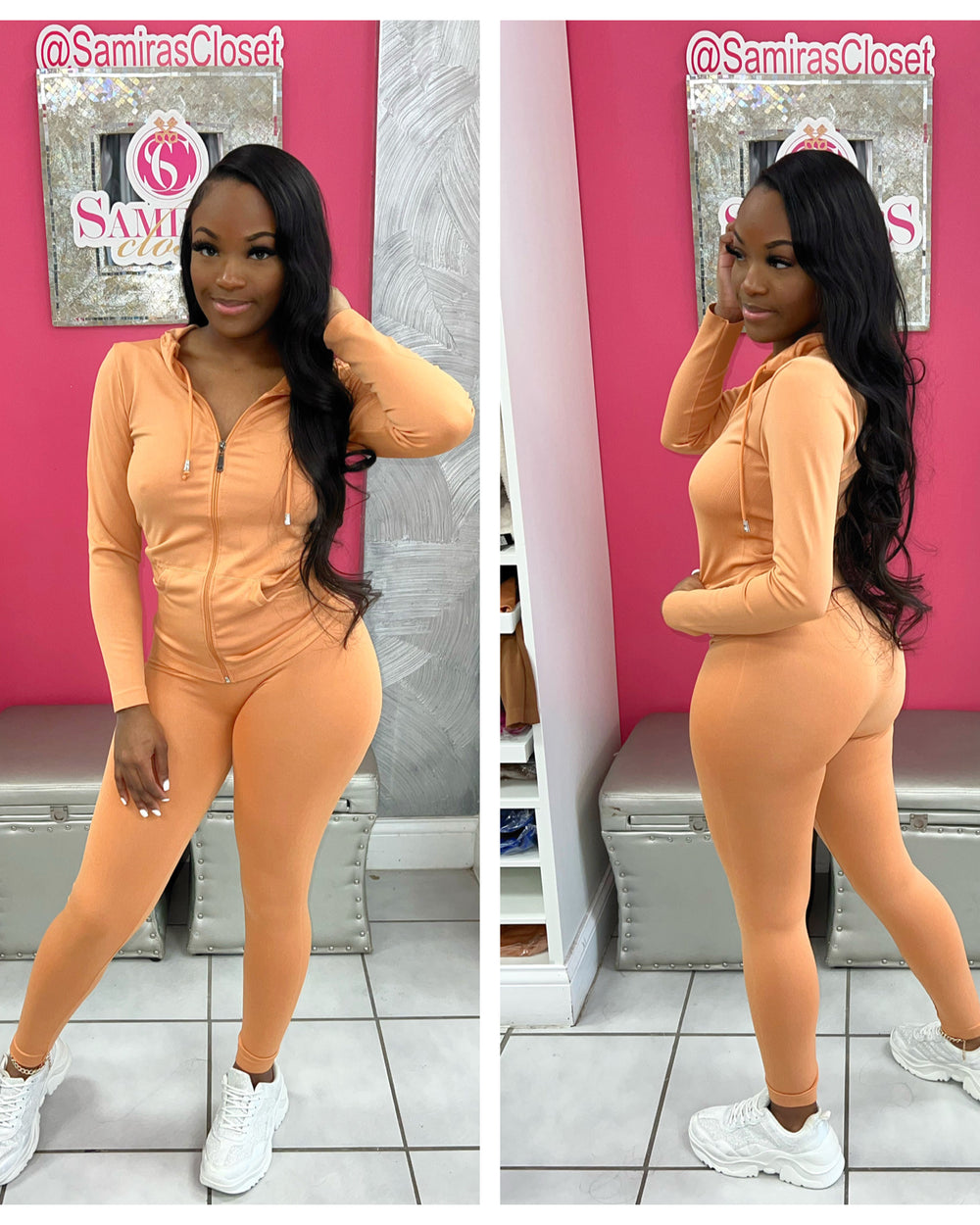 Lounge Set-Peach