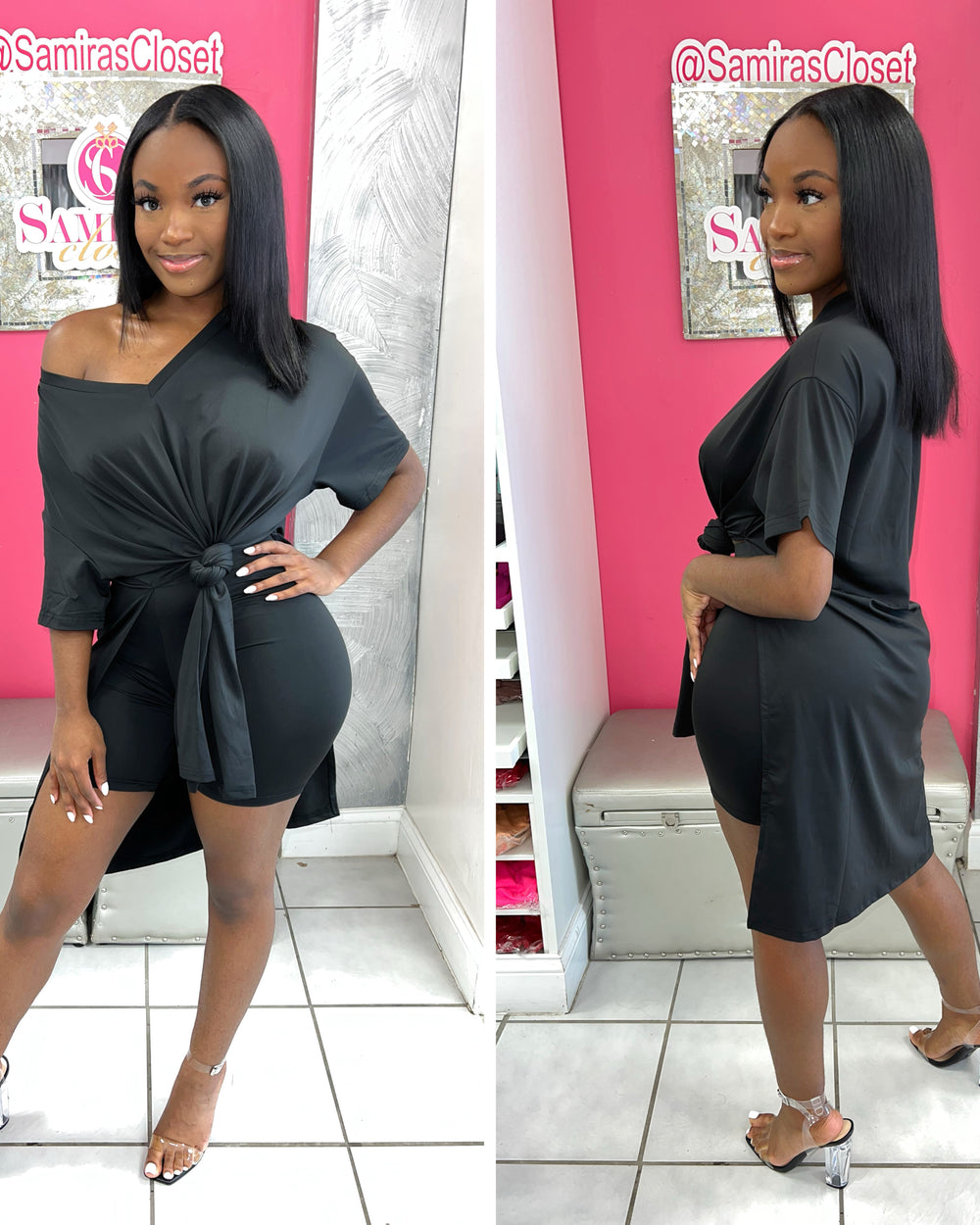 Breeze Side Slit Short Set