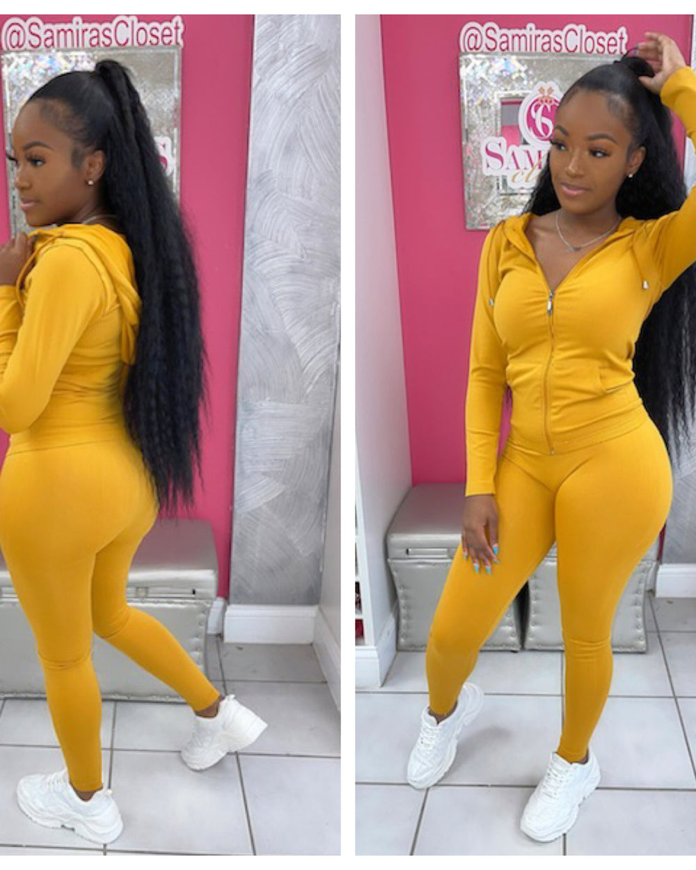 Lounge Set-Mustard