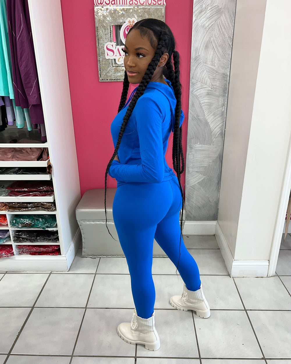 Relax Hoody Set-Royal Blue