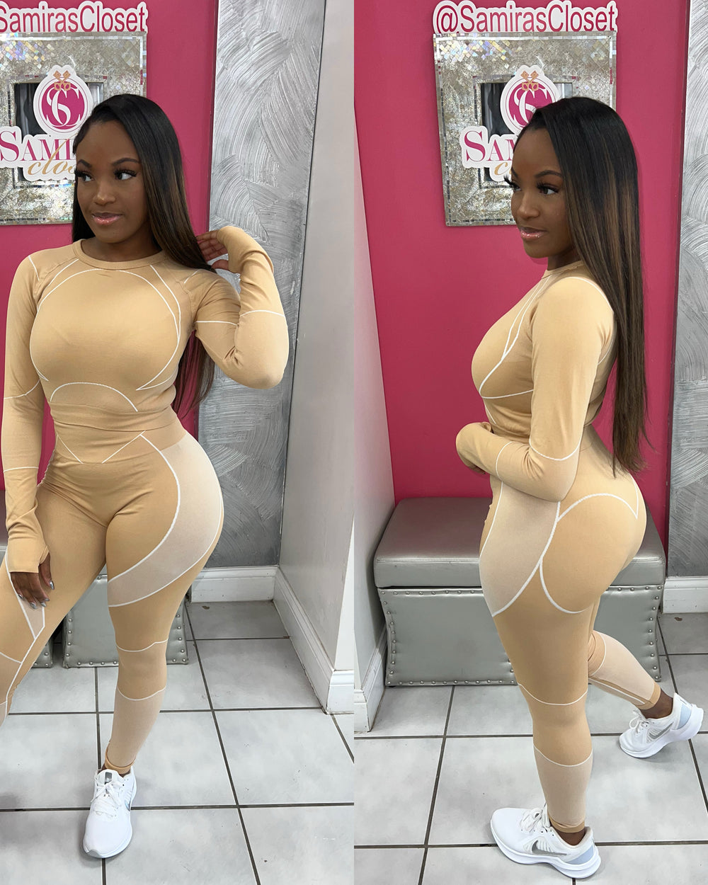 Feeling Sculpted Active Set-Taupe