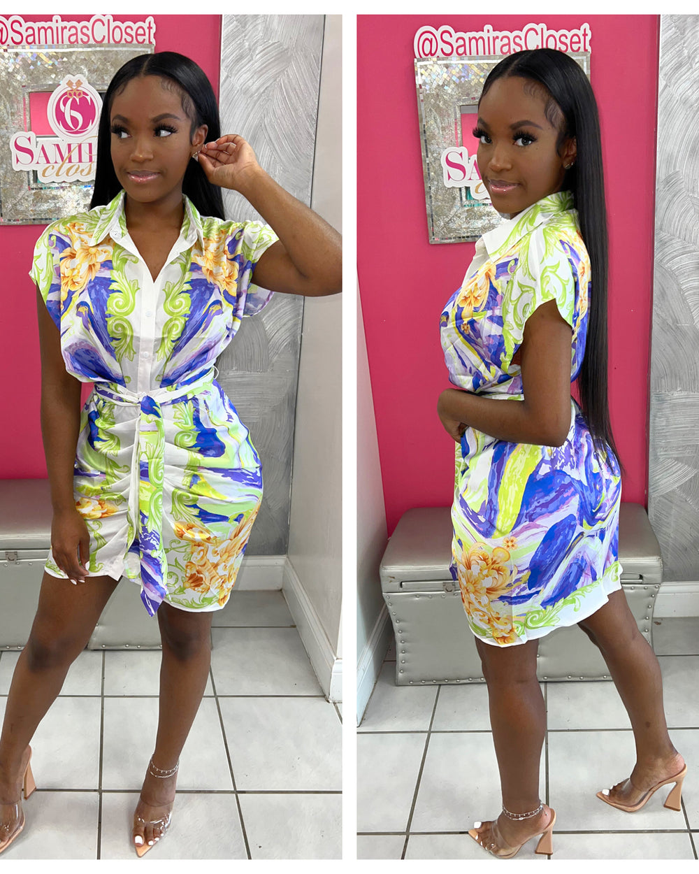 Paris Satin Dress