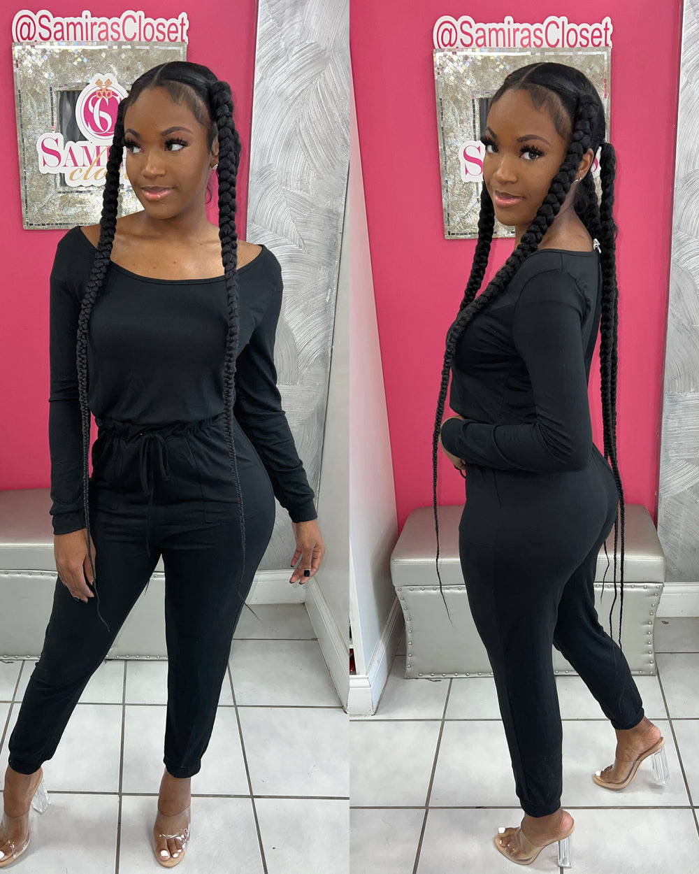 Chillax Jumpsuit- Black