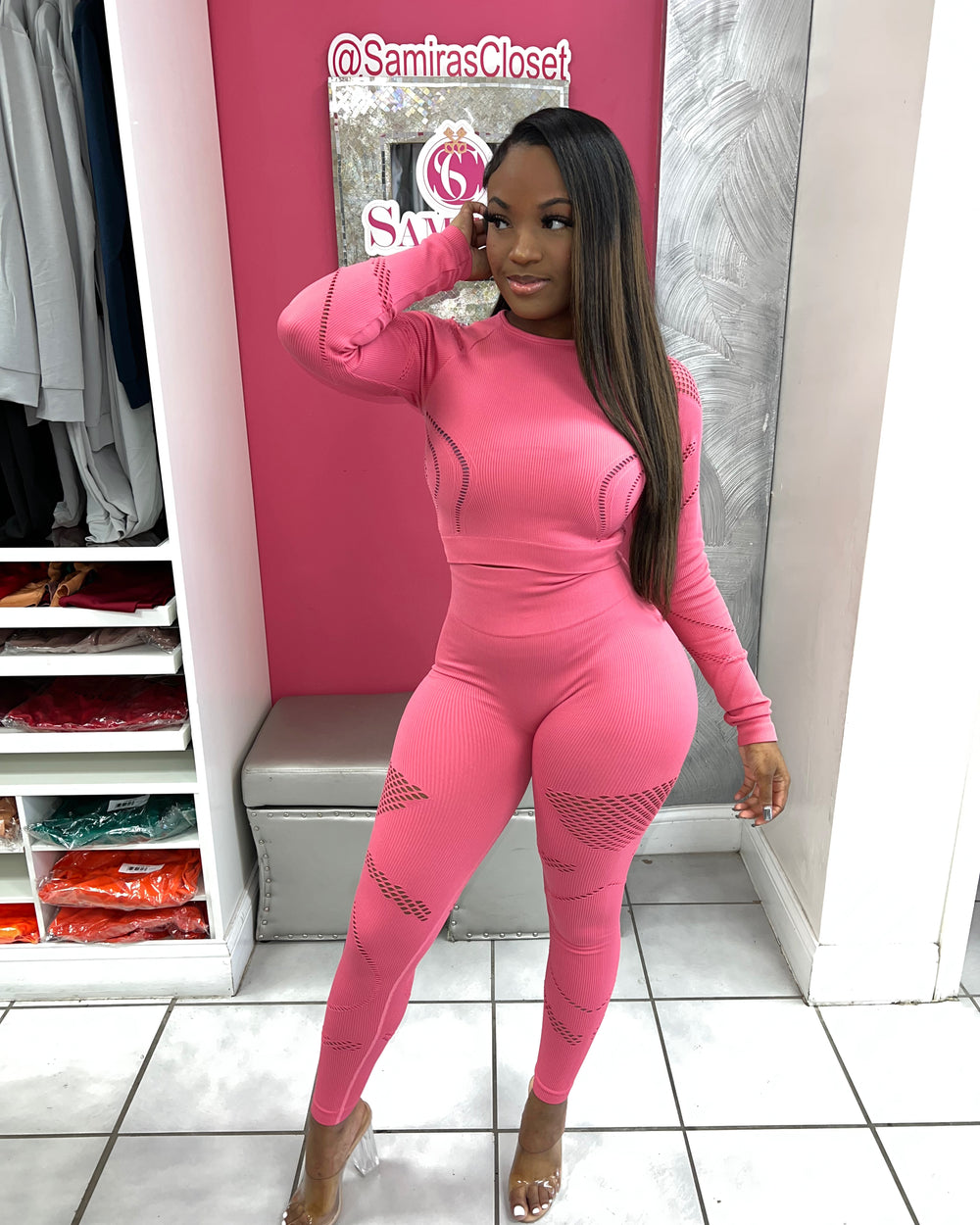Bae-Sick Active Set-Rose