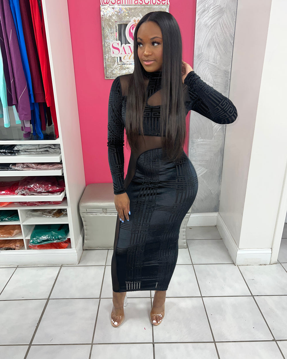 Party Starter Dress-Black