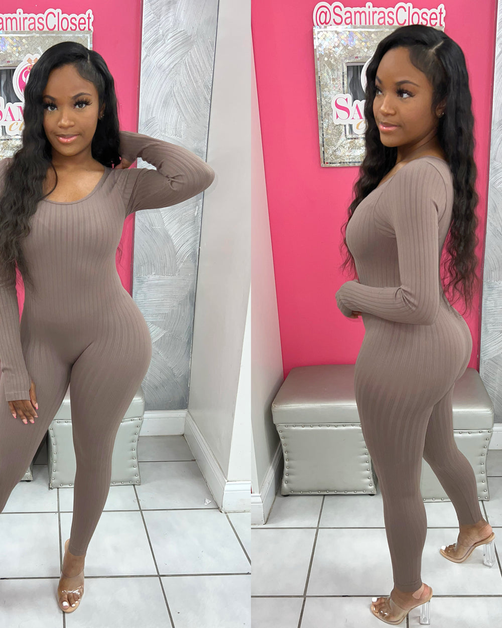 Body Glove Jumpsuit-Taupe